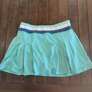 Tuckernuck Sport Lisbon Blue Pleated Tennis/Golf Skort
